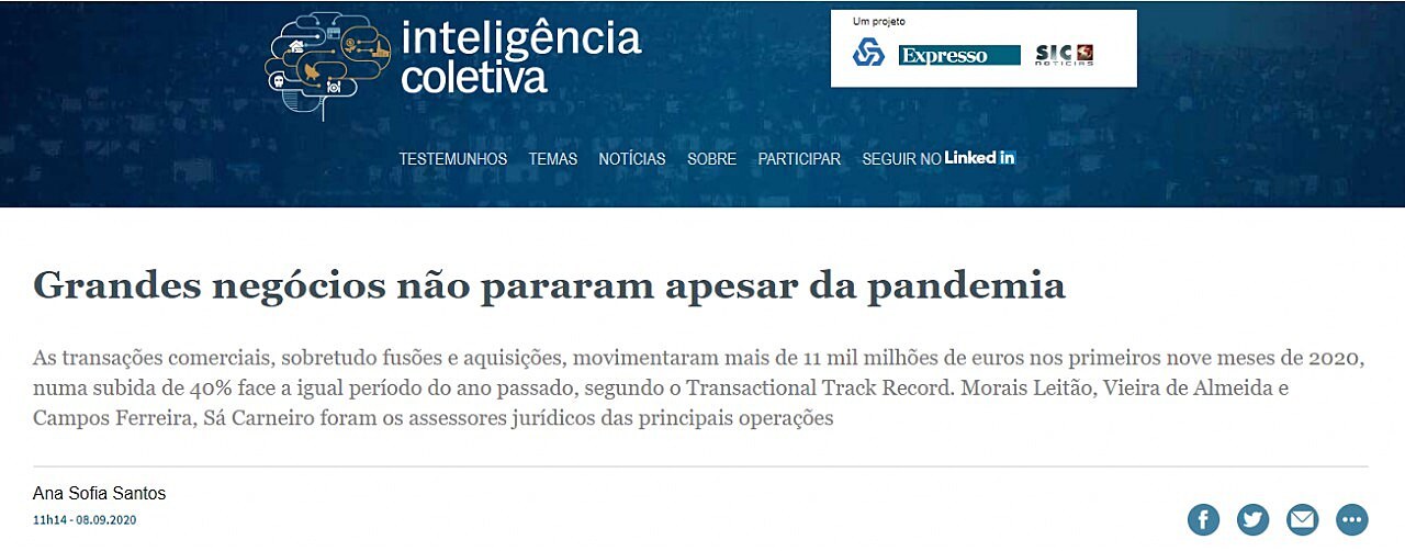 Grandes negcios no pararam apesar da pandemia